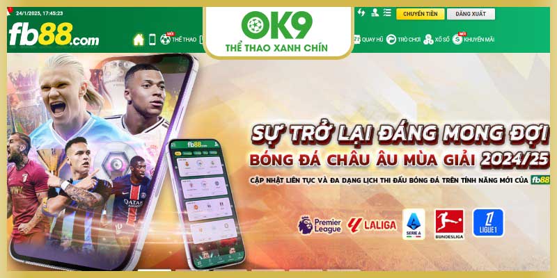 FB88 - Một trong những nhà cái cá độ bóng đá uy tín được yêu thích